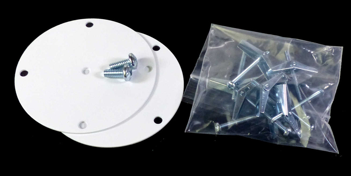 Flat Ceiling Mounting Plate kit - White