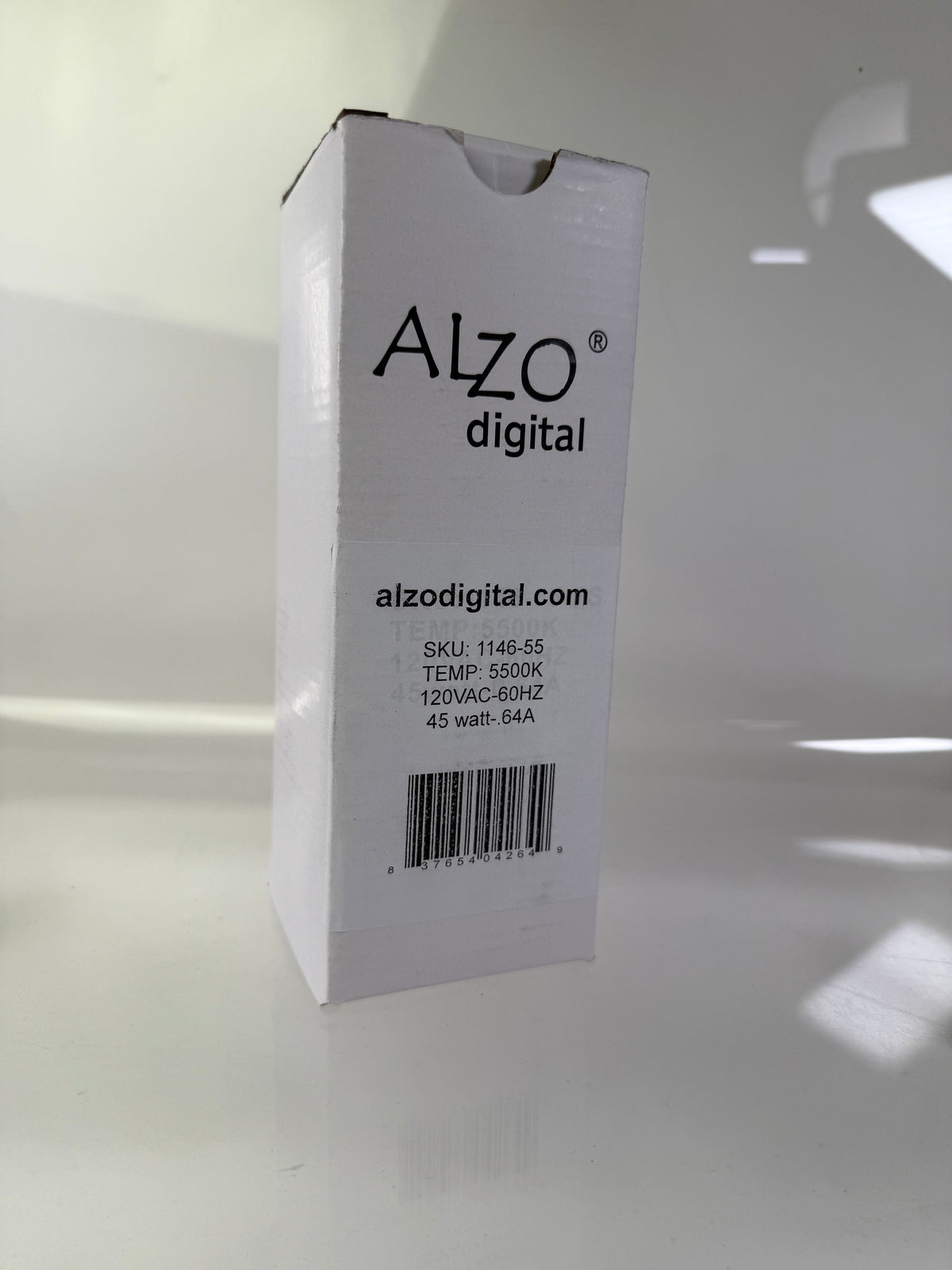 ALZO 45W Full Spectrum CFL Light Bulb 5500K, 2800 Lumens, 120V, Pack of 4 (1146-55)