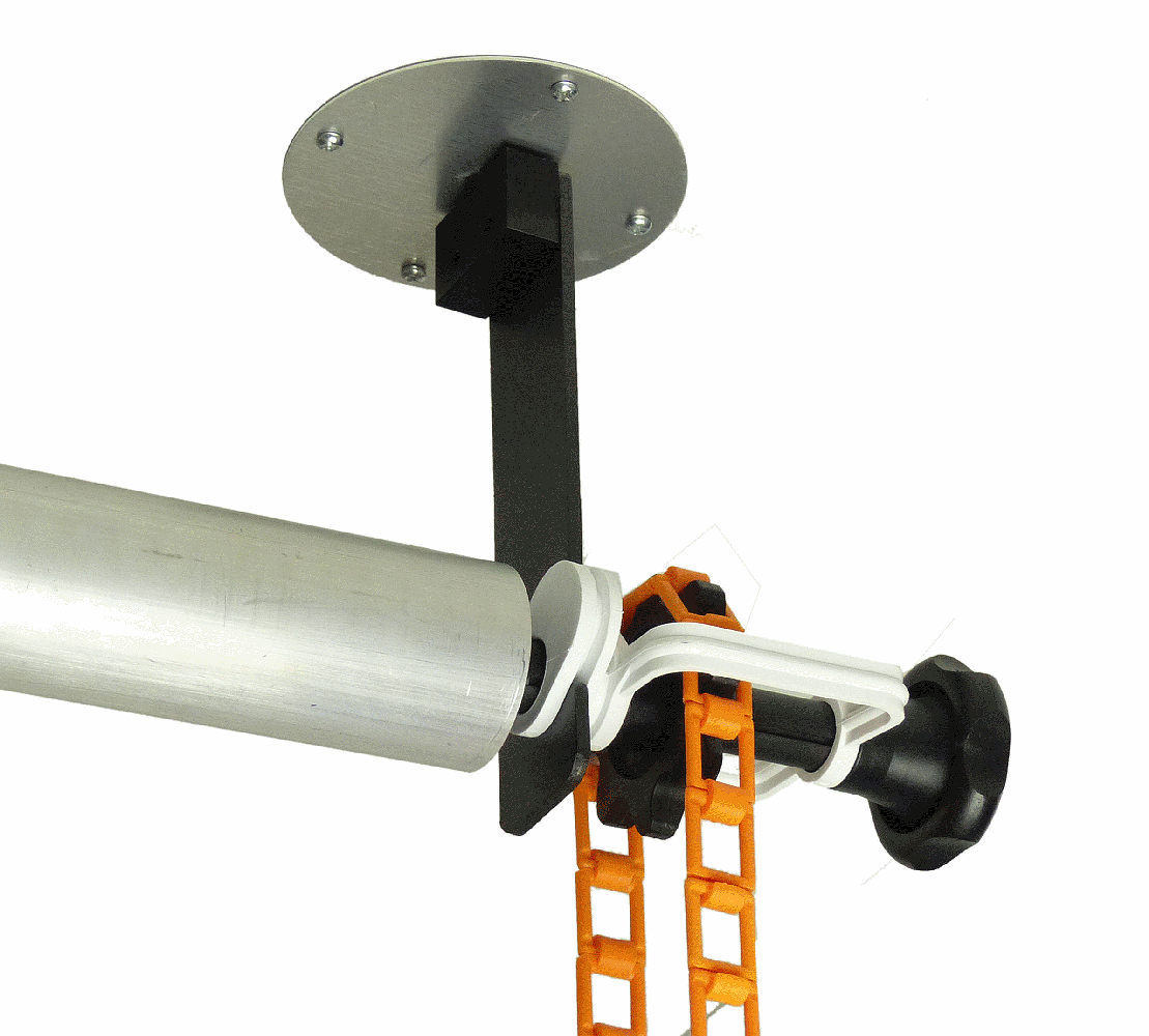 ALZO Screw Mount to Ceiling Photo Background Support Kit bracket joint