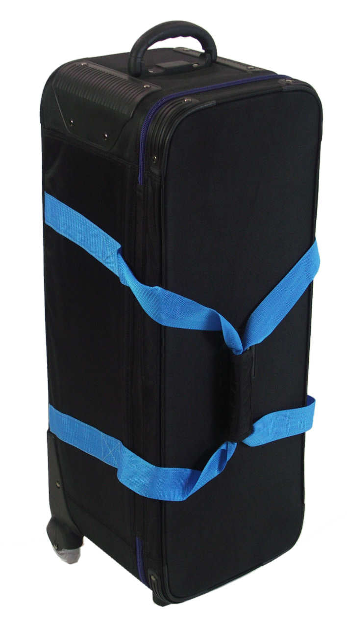 Semi-hard equipment travel case with wheels