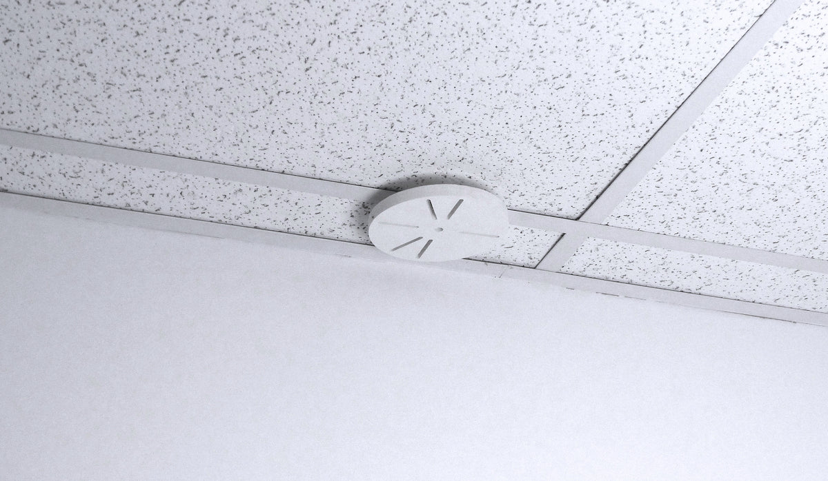 ALZO Suspended Drop Ceiling Mount for Dome CCTV Security Surveillance PTZ camera