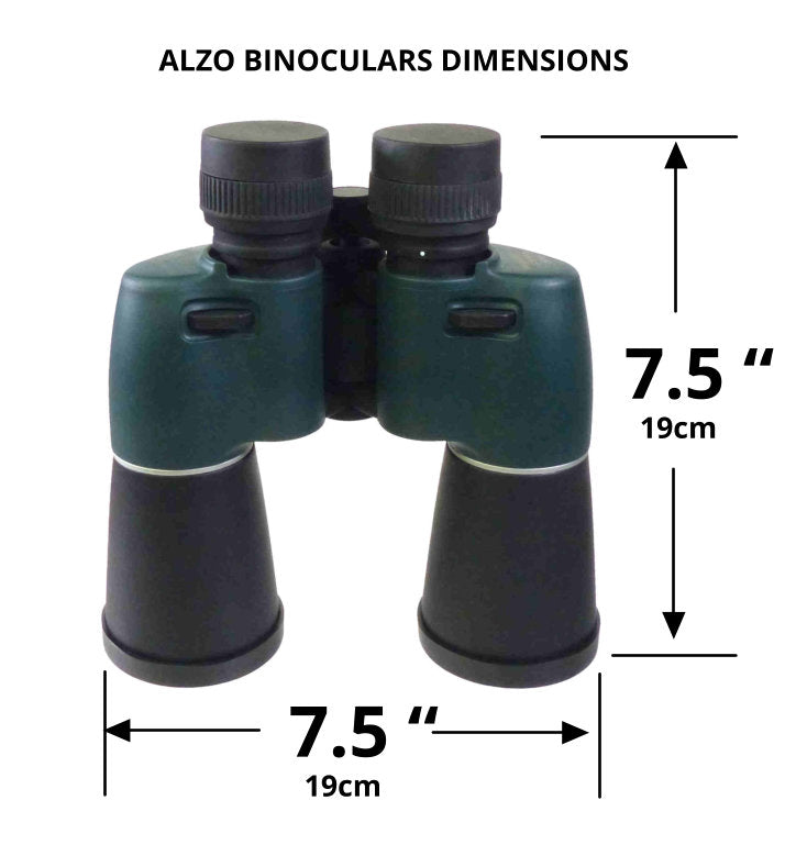 ALZO 10 x 50 Powerful Field Binoculars for birding and hunting