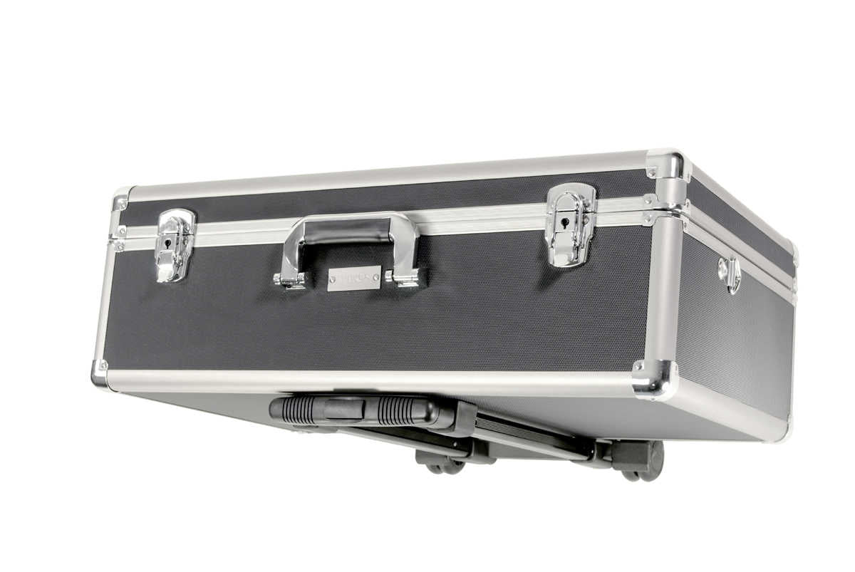 ALZO Professional Camcorder Camera rolling case with adjustable padded interior