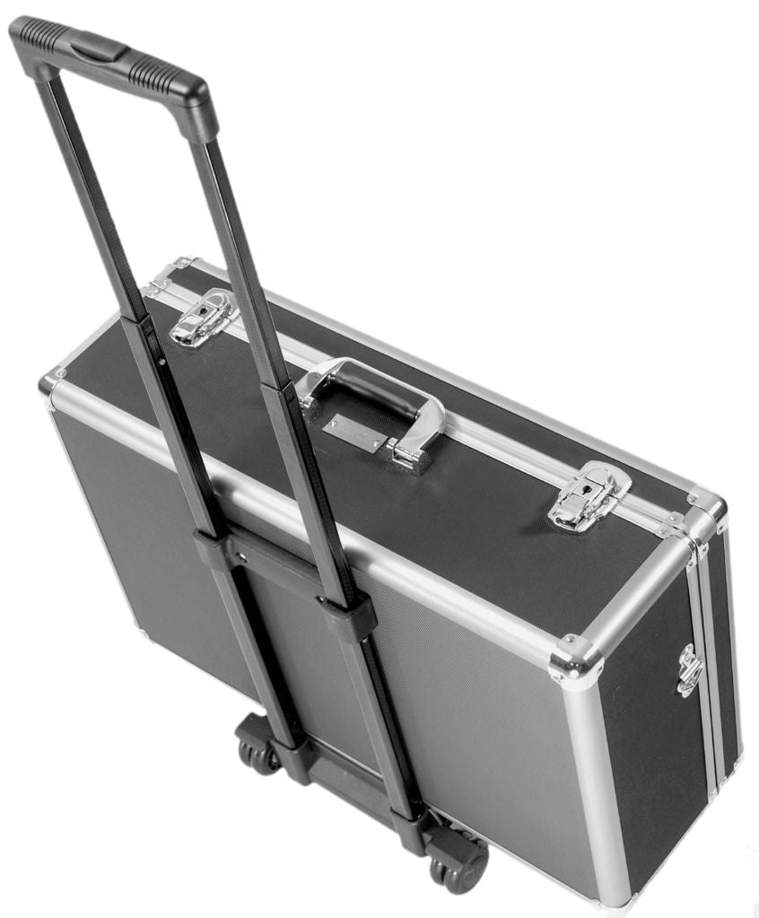 ALZO Professional Camcorder Camera rolling case with adjustable padded interior