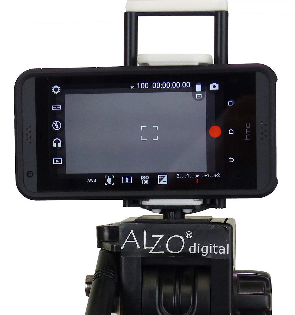 ALZO Adjustable Tripod Mount for iPad, Readers, Android Tablets on tripod