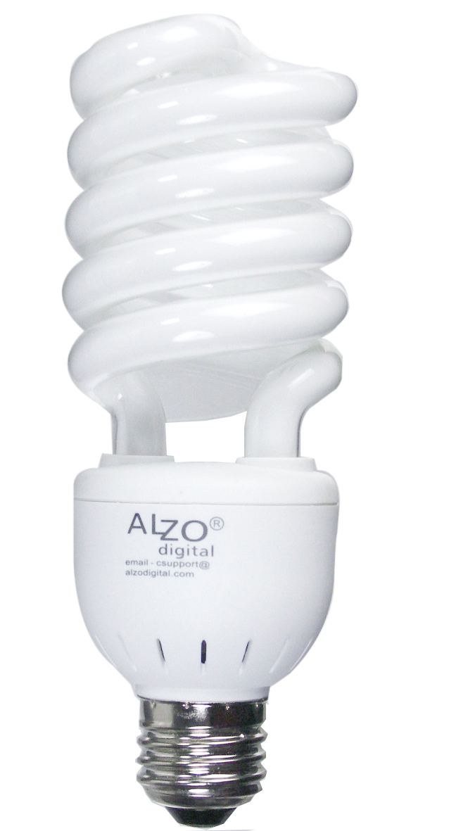 ALZO 27W CFL Photo Light Bulb 5500K 1300 Lumens 120V ALZO Digital