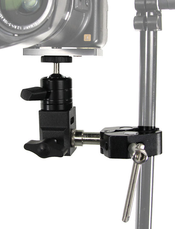 ALZO Small Ball Head-Clamp Camera Mount close-up