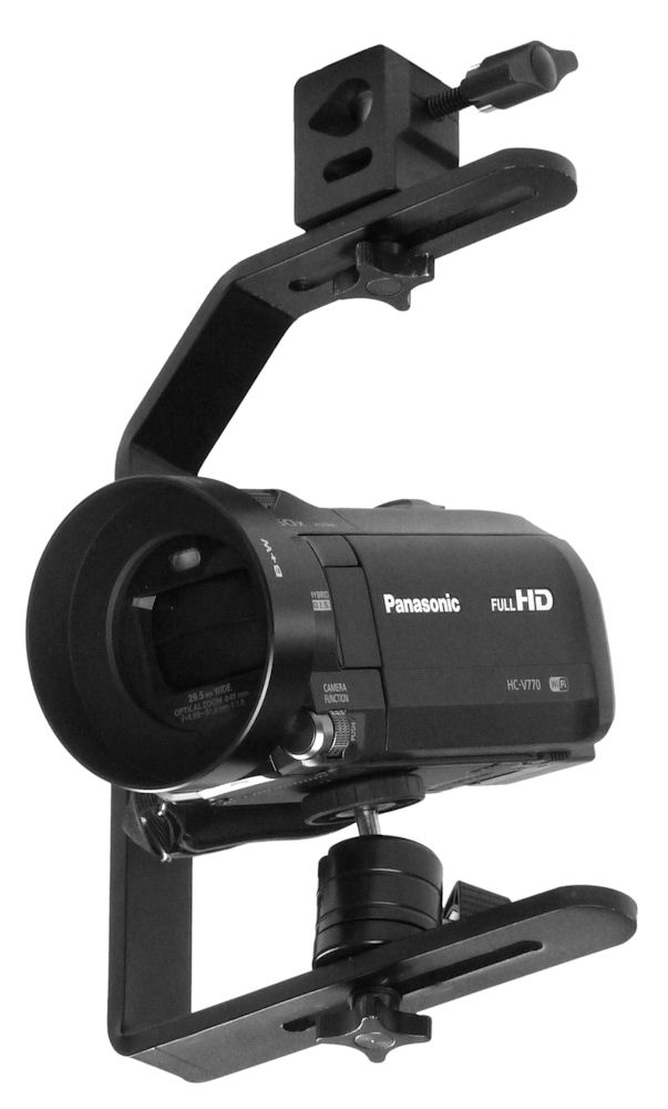 ALZO Upright Camera Ceiling Mount with camcorder