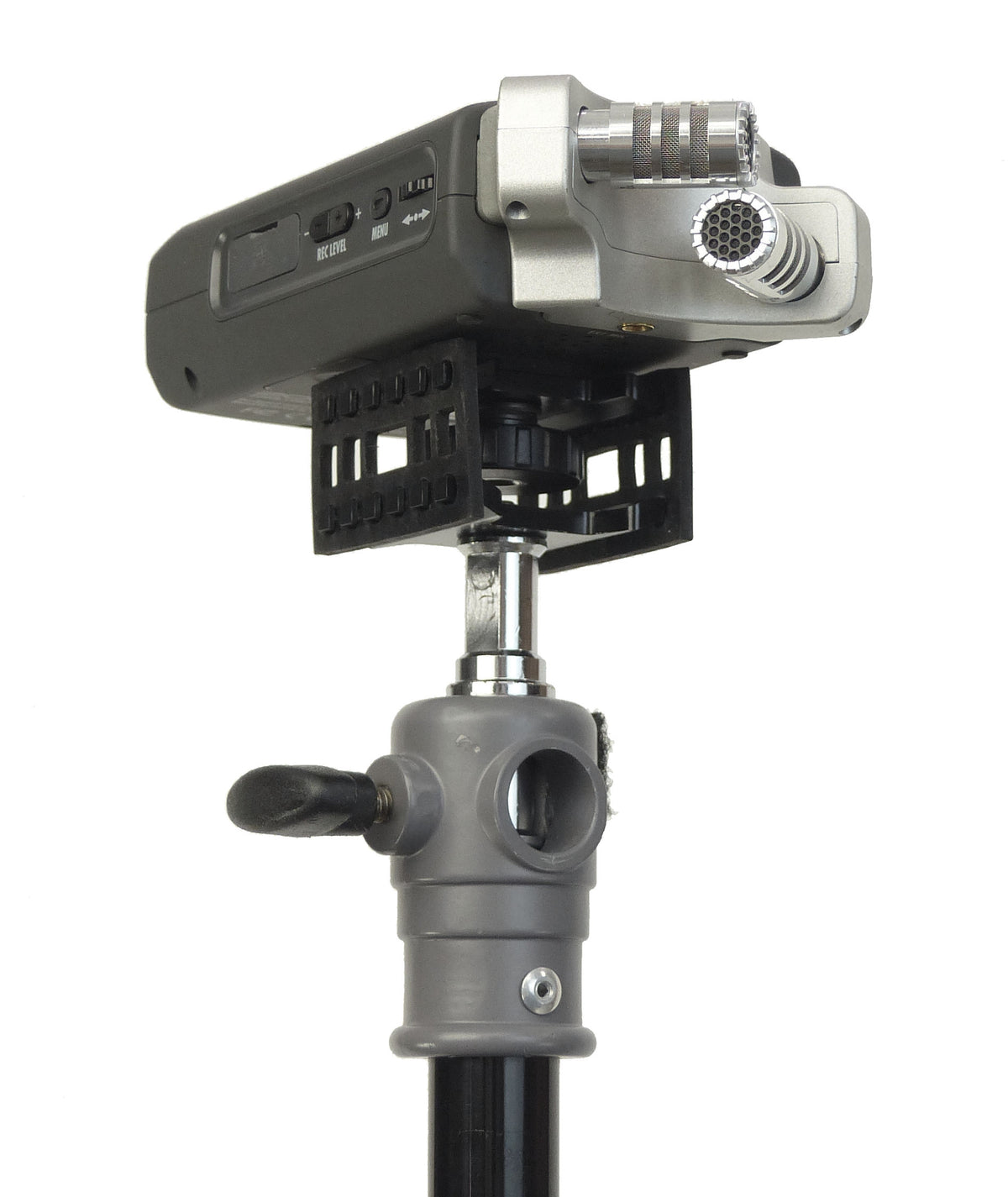 ALZO Audio Recorder Shock Mount for Zoom H4n on stand