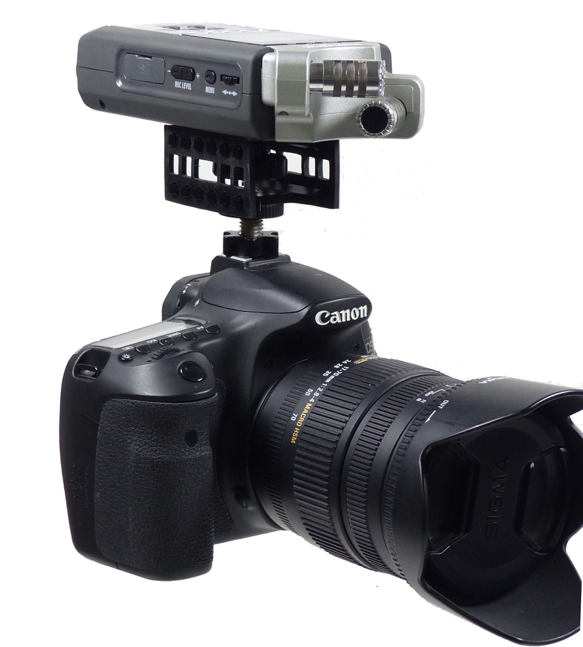 ALZO Audio Recorder Shock Mount for Zoom H4N on DSLR