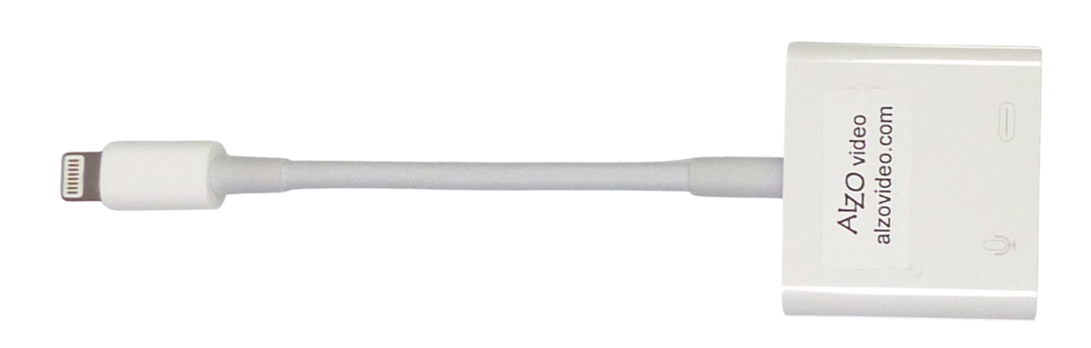 For iPhone iPad lightning to 3.5mm audio break-out with charging adapter