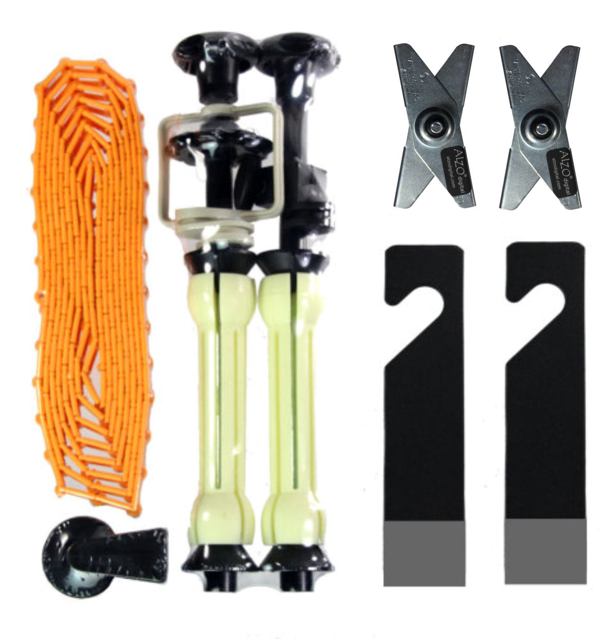 ALZO Suspended Drop Ceiling Background Support Kit parts