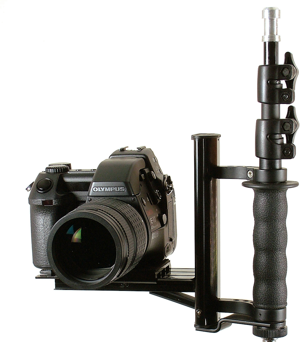 ALZO Flip Flash Camera Bracket for wedding photography with camera