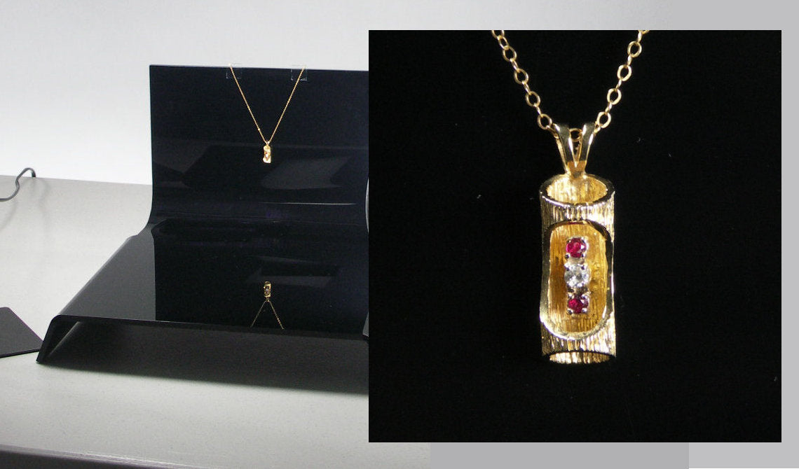 ALZO Small Black Photo Riser Platform 11x11 Inches for Jewelry &amp; Product Photography