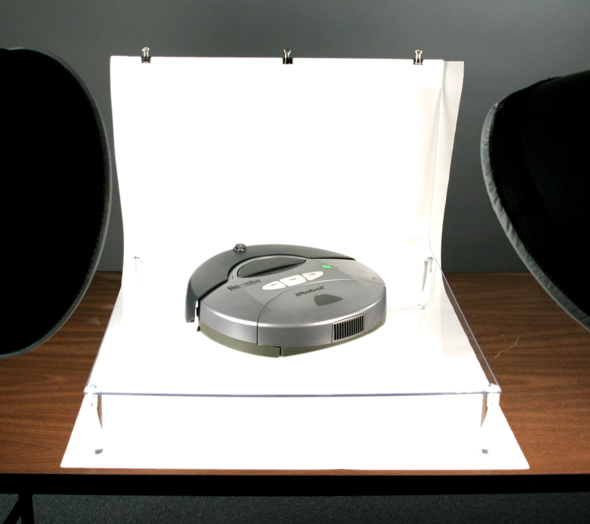ALZO Clear Riser Photo Platform for Shadowless Product Photography demo object