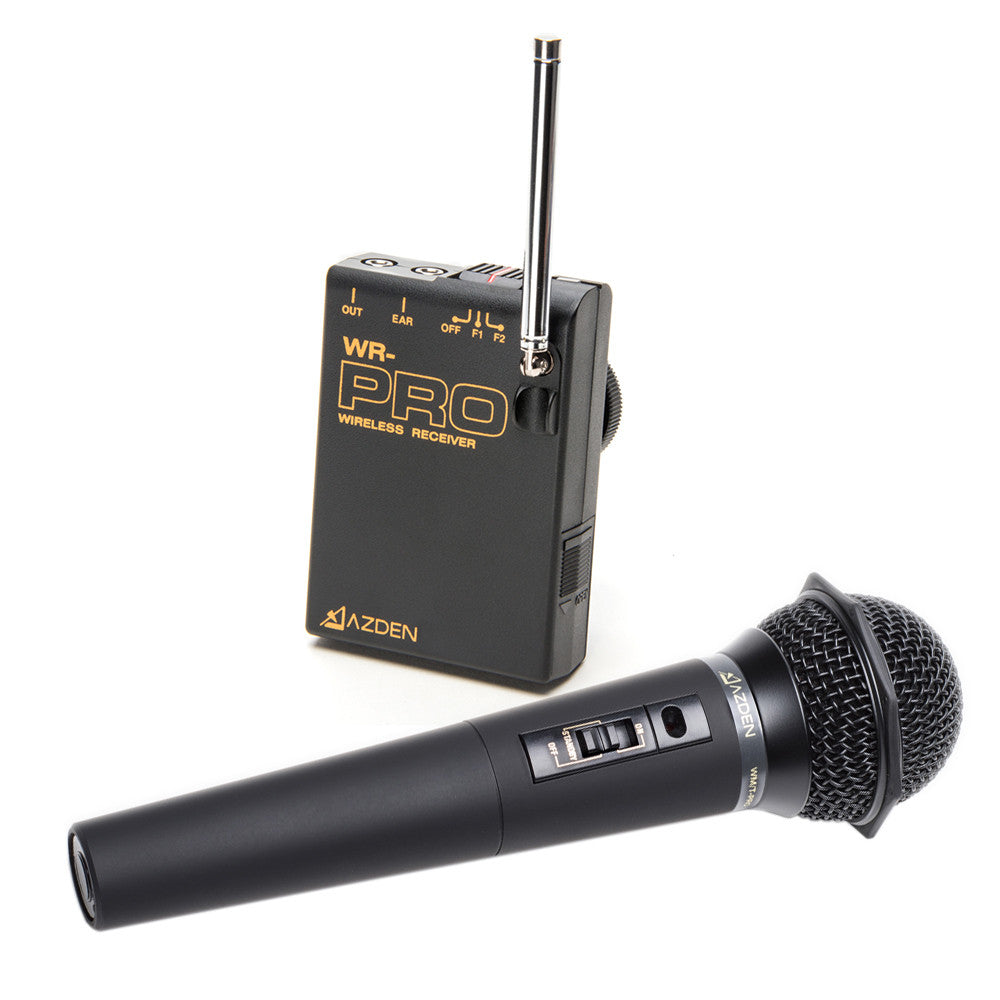 AZDEN Mono Hand Held wireless microphone and receiver