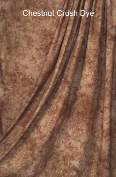 Muslin Photo Backdrop Chestnut Crush Dye