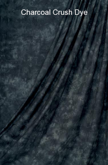Muslin Photo Backdrop Charcoal Crush Dye
