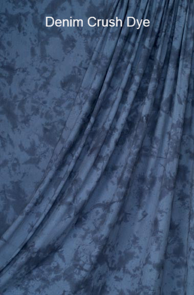 Muslin Photo Backdrop Denim Crush Dye