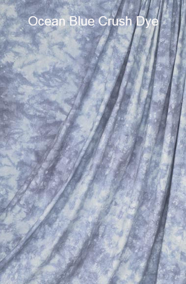 Muslin Photo Backdrop Ocean Blue Crush Dye