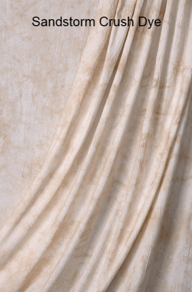 Muslin Photo Backdrop Sandstorm Crush Dye