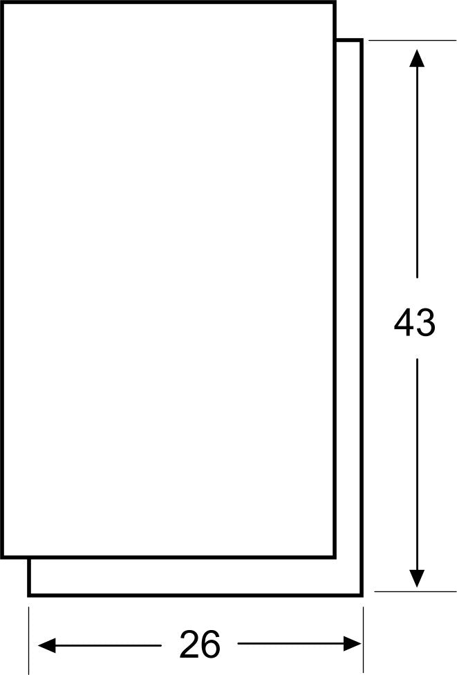 White Background Paper 26x43 inches - set of 2