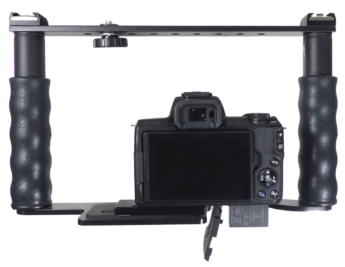 ALZO Liberator Battery Door Clearance Plate for Canon on rig