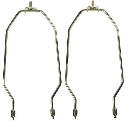 ALZO 9 Inch Lamp Harp for up to 30W Energy Saving CFL Light Bulbs, Pack of 2