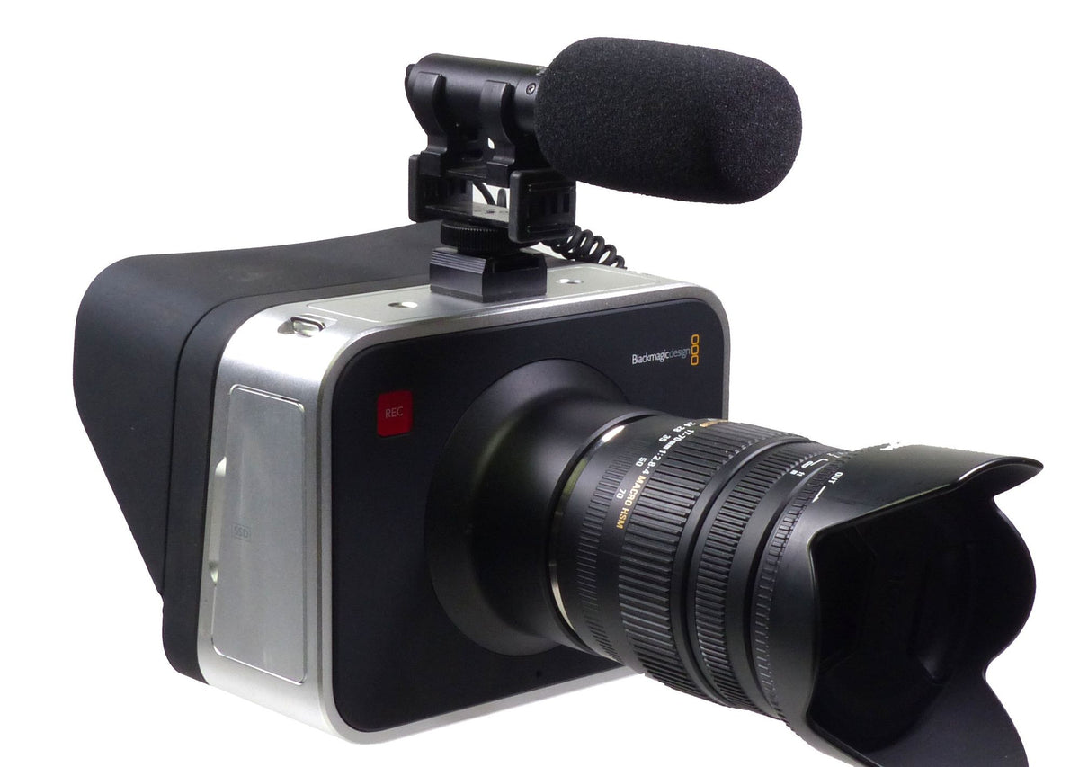 ALZO Video Light Shoe Mount Adaptor for Pro Camcorder Blackmagic side