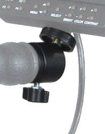 ALZO Mini Ball Mount Accessory on handle