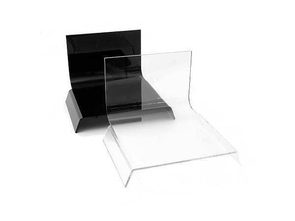 ALZO Small Riser Platform Kit Black and Clear for Product Photography