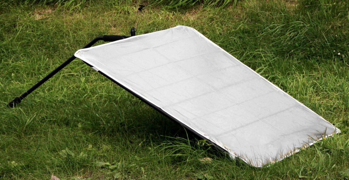 ALZO Easy Frame Scrim Replacement Reflector Silver/White on frame