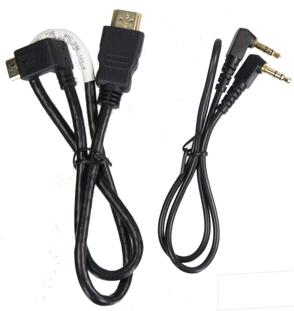 ALZO DSLR Audio y Vídeo HDMI 2 Cables Cortos Ángulo Recto Kit Blanco - ALZO  Digital