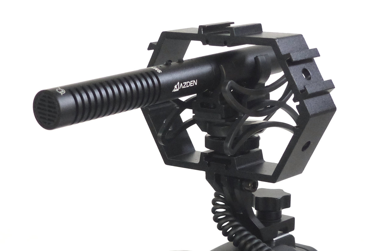 AZDEN SGM-990+i Mono Shotgun Mic with ALZO Multi-Mount