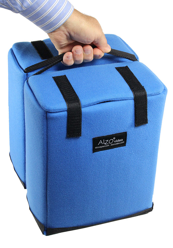 ALZO 200 Economy Video Light Case Twin