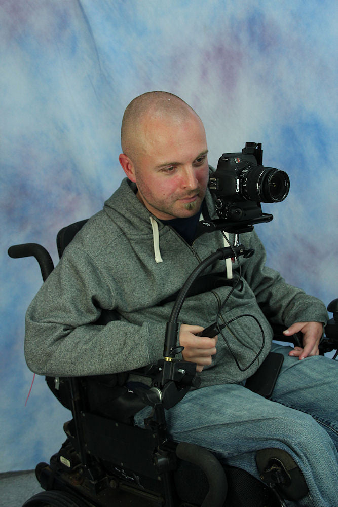 ALZO Flex Arm 12.5 Inches on wheelchair