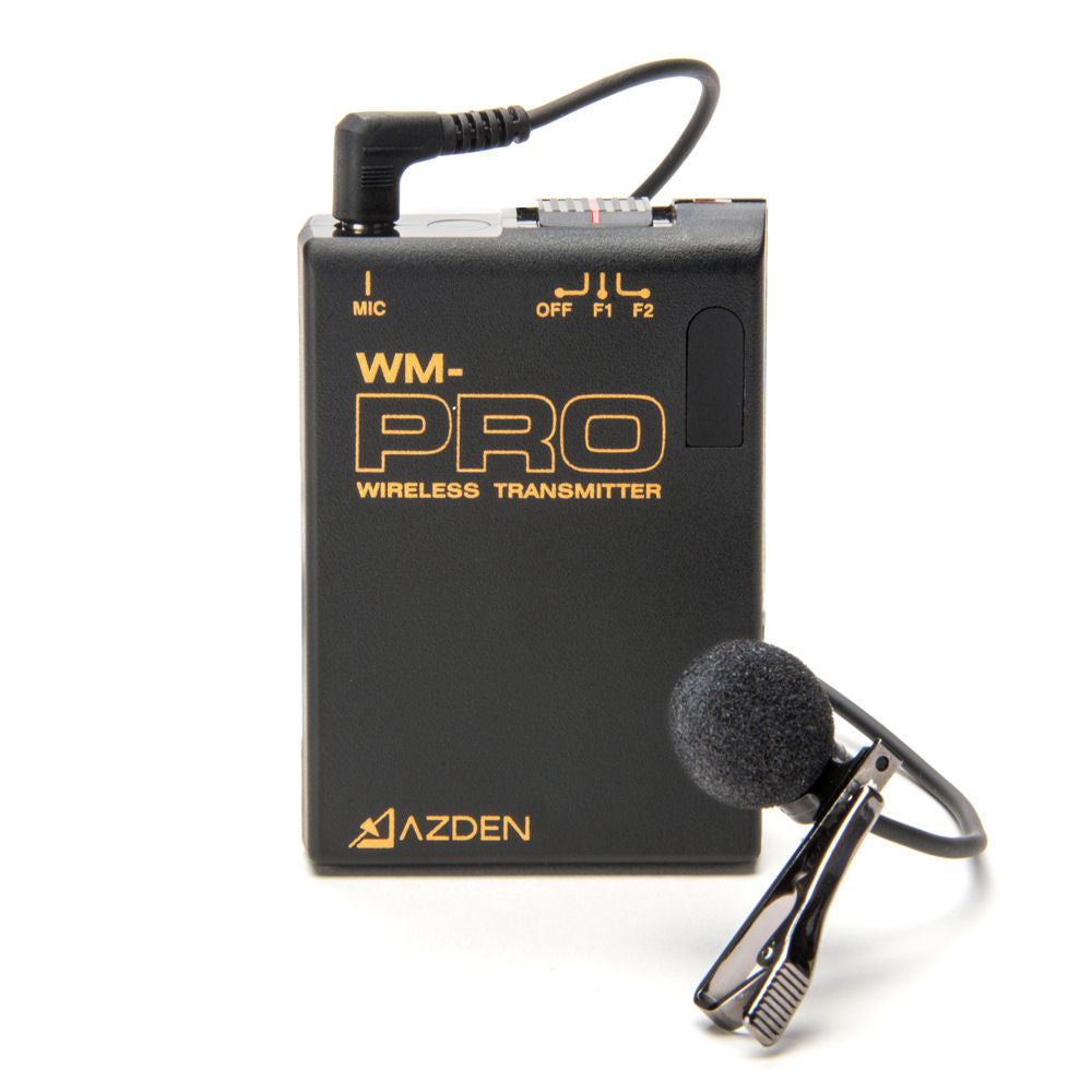 AZDEN Wireless Mono Transmitter and Lav Microphone