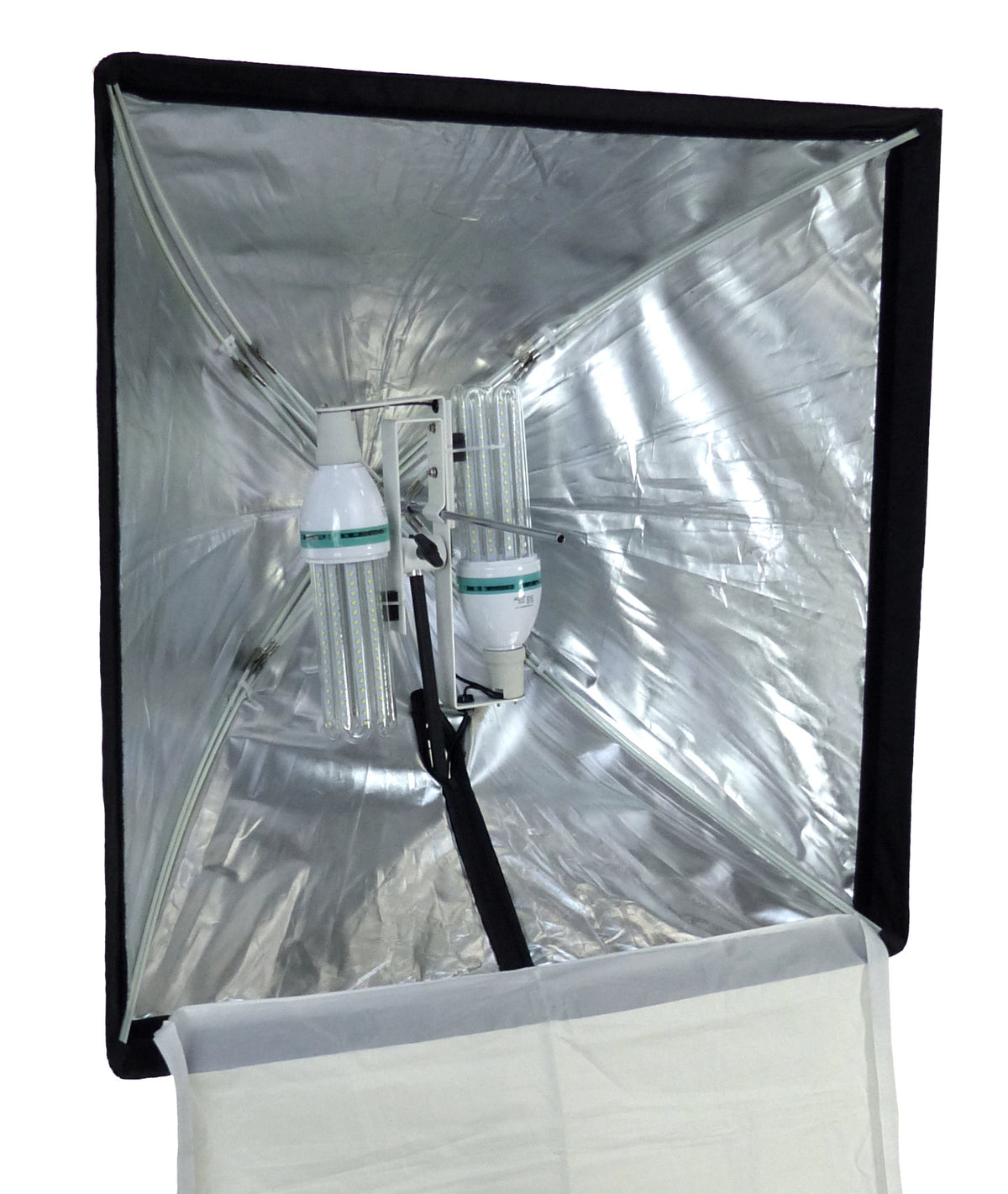 ALZO 200 LED Umbrella Softbox Light 5500K with Stand open