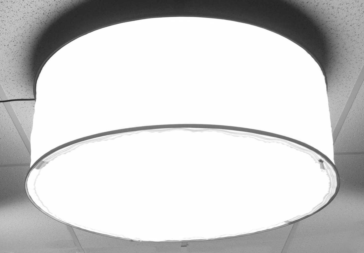 ALZO Drum Overhead Light with 4 CFL Bulbs 5600K