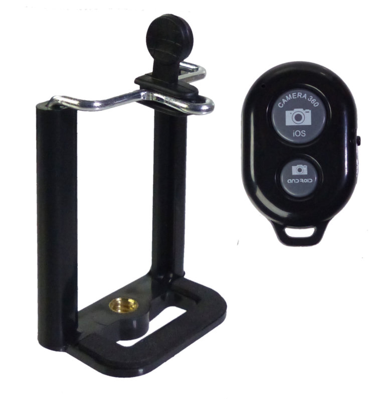 ALZO Smartphone Mount with Bluetooth Shutter Release