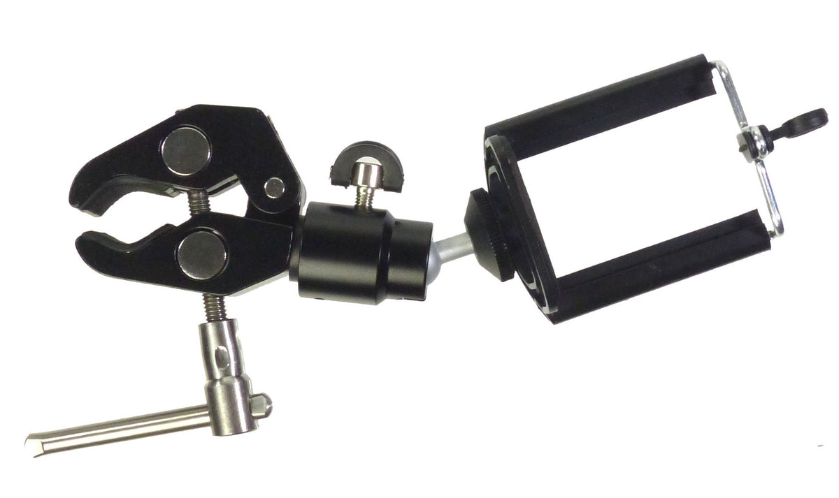 ALZO Smartphone Mount with Ball Head and Clamp