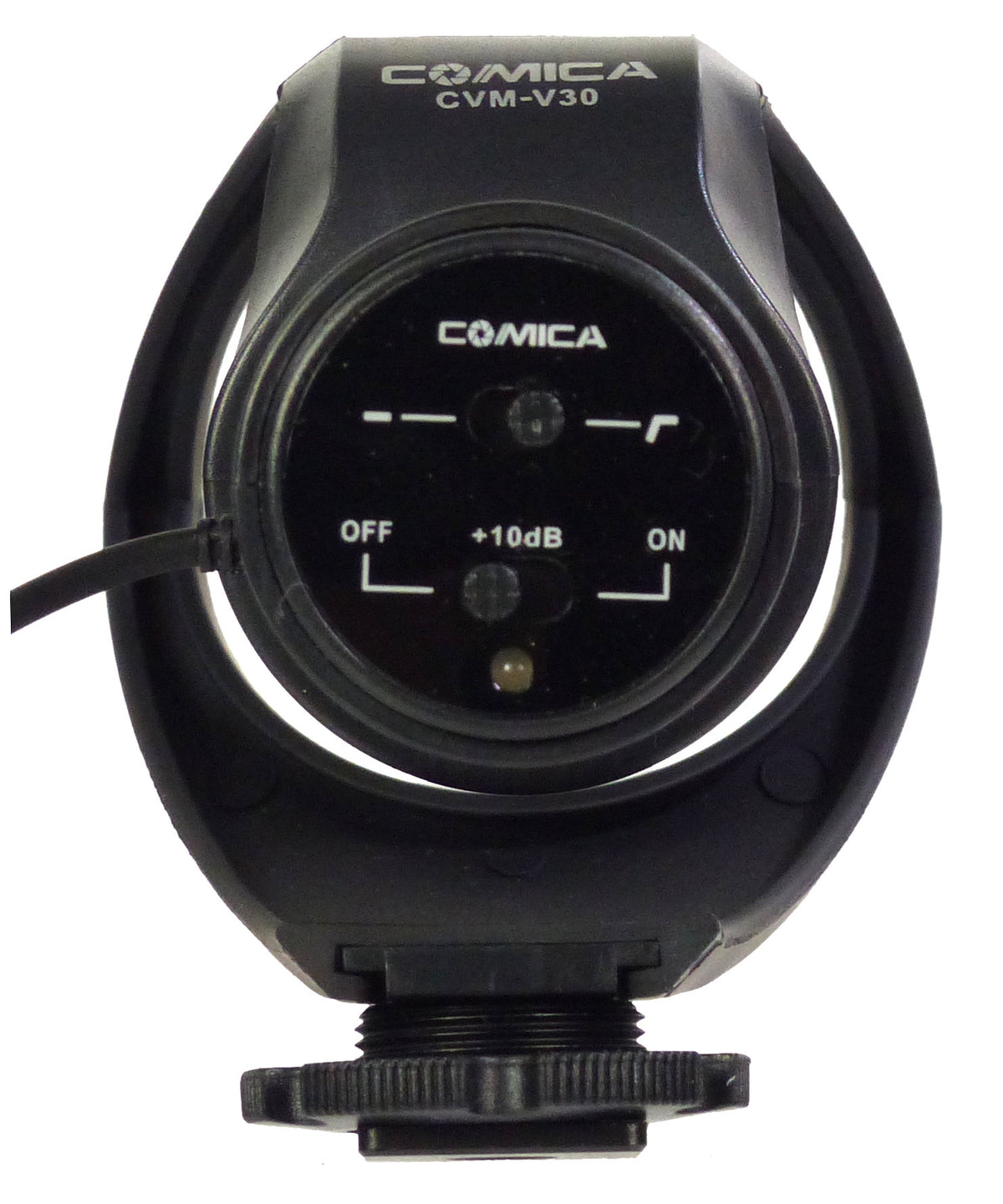 ALZO Smartphone Shotgun Microphone with Breakout Cord rear switches