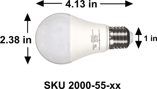 ALZO 8W 75W Joyous Light Dimmable LED Full Spectrum Light Bulb