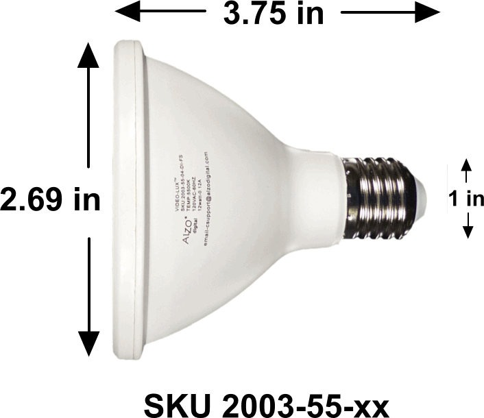ALZO 12W 100W Joyous Light Dimmable LED Full Spectrum PAR30