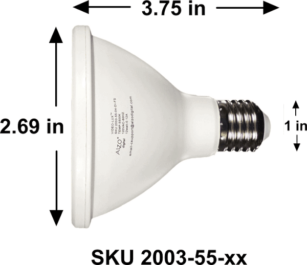 Ampoule LED PAR30 E27 12W équivalent 100W Vision-EL Blanc Neutre (4000K)