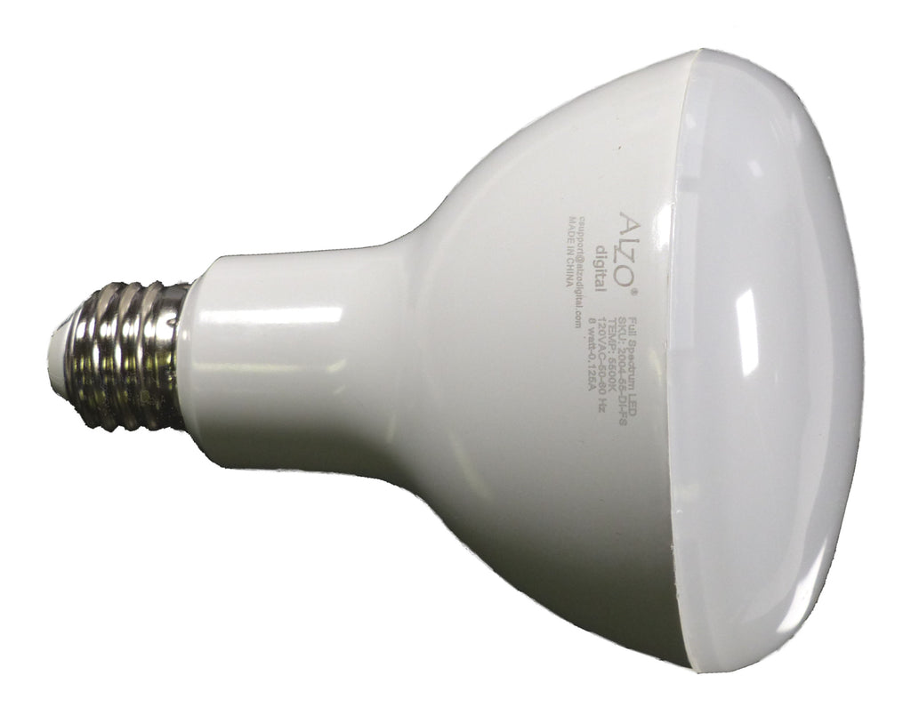 ALZO 8W 80W Joyous Light Dimmable Full Spectrum LED Flood Light Bulb PAR 30 5500K CRI 93