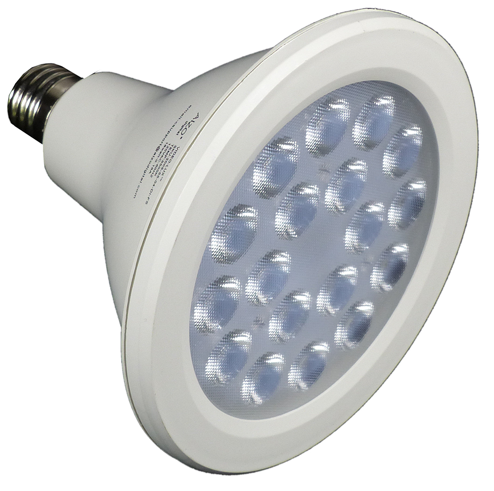 Alzo 18W (150W) Joyous Light Dimmable LED Full Spectrum PAR38 Spot Light Bulb 5500K Bright White Daylight, 1500 Lumens, 120V