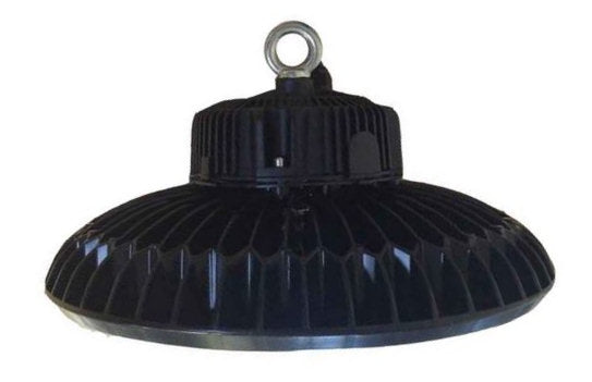 ALZO 200 Watt Dimmable UFO Drum Overhead LED Light side view