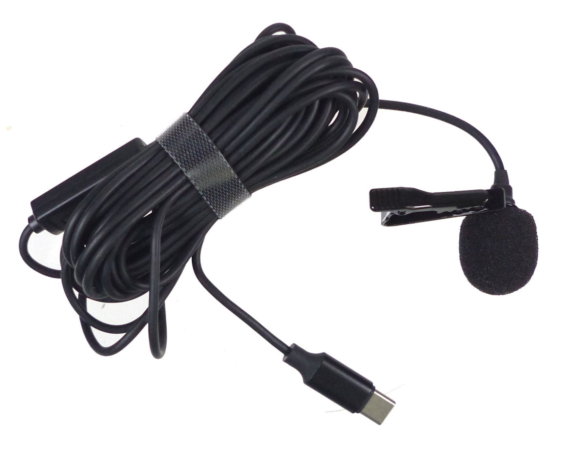 Lavalier microphone USB-C for smartphone and tablet