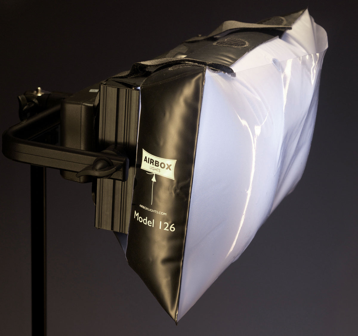 AIRBOX 126 Inflatable Softbox for LED lights - up to 12x6 in - Honeycomb Kit w/pump